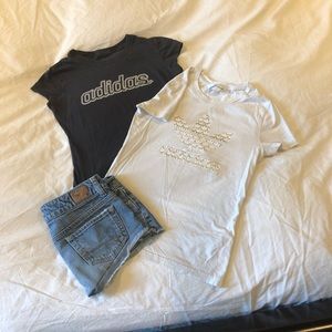 Two Addidas T-shirts